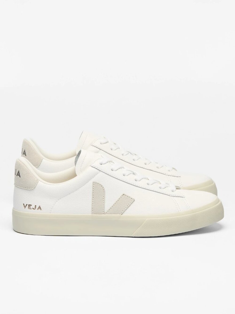 Veja Campo Sneakers in White Natural- US Size 9